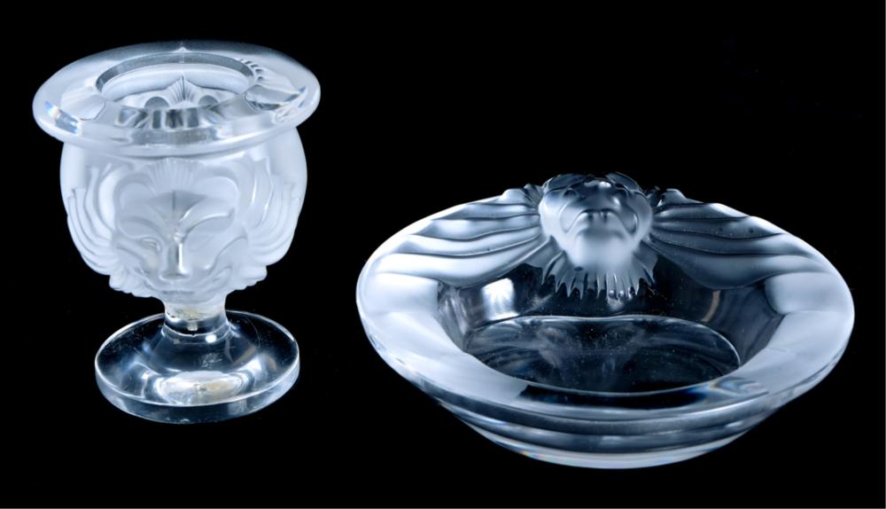 LALIQUE CRYSTAL TÃTE DE LION