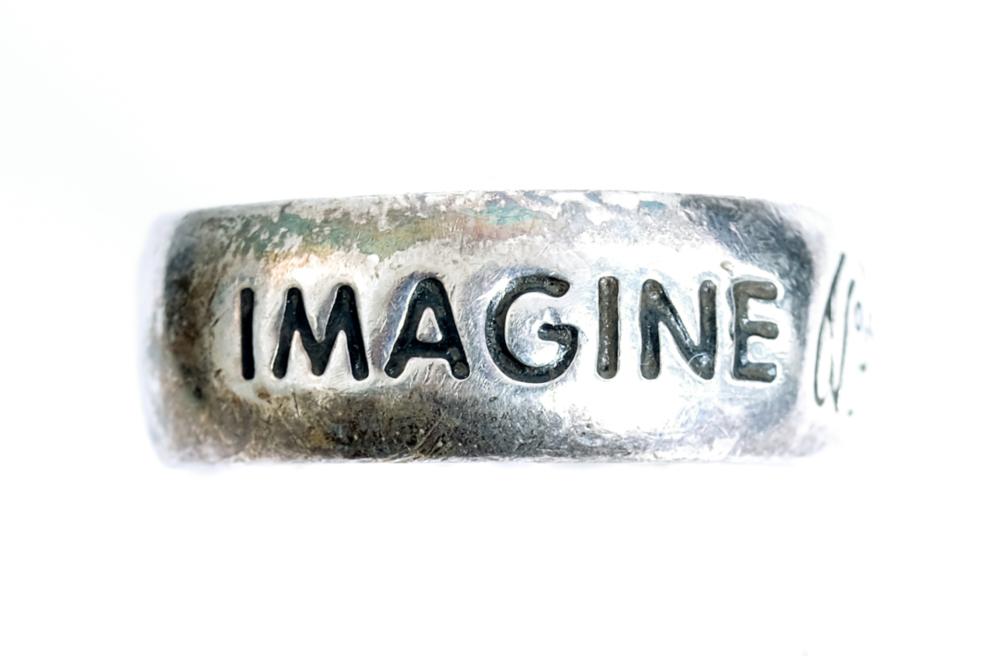 JOHN LENNON STERLING IMAGINE RING 2d46d7