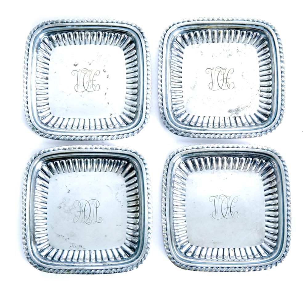 SET OF FOUR TIFFANY & CO SILVER