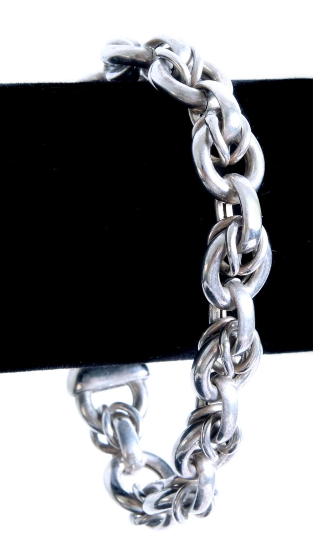 ITALIAN STERLING SILVER CHUNKY 2d47f8