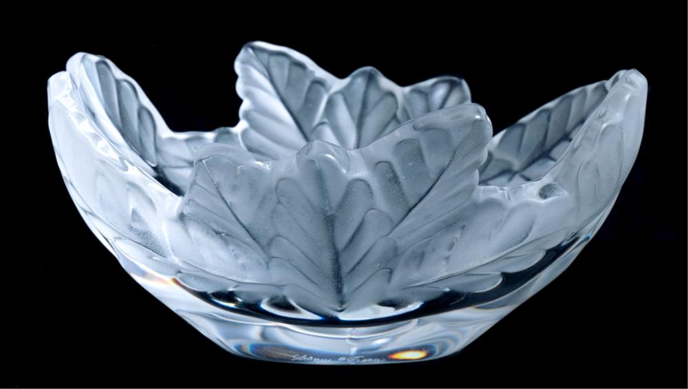 LALIQUE CRYSTAL COMPIEGNE FROSTED 2d4809