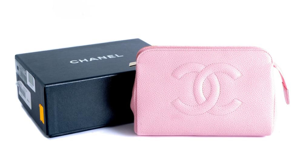 CHANEL PINK ROSE CAVIAR LEATHER 2d489c