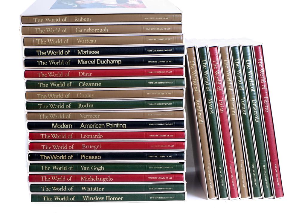 TIME LIFE LIBRARY OF ART - 25 VOLUMES