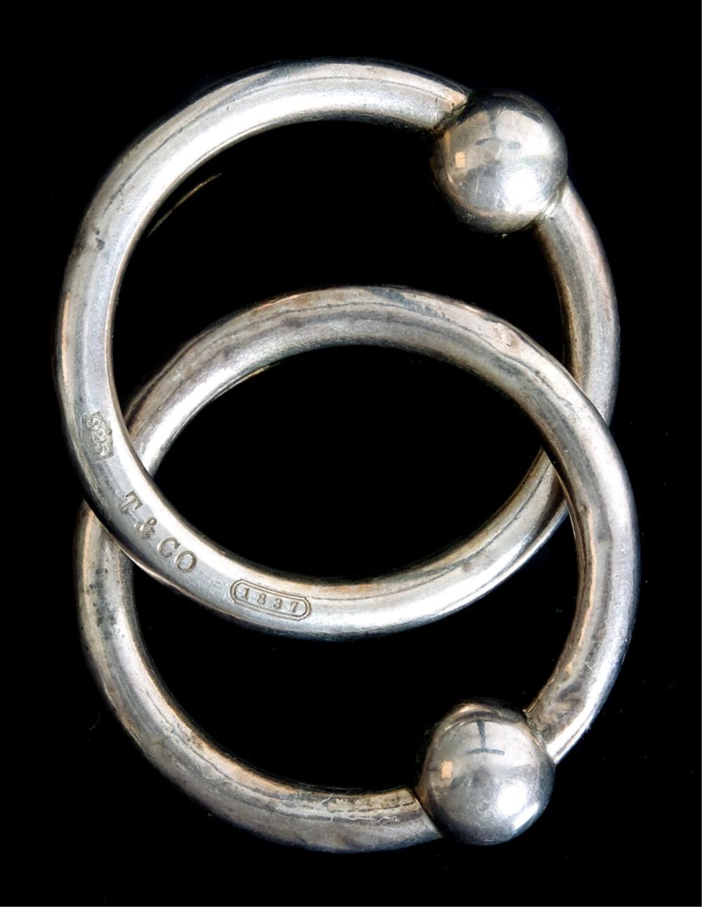 TIFFANY & CO. DOUBLE CIRCLE STERLING