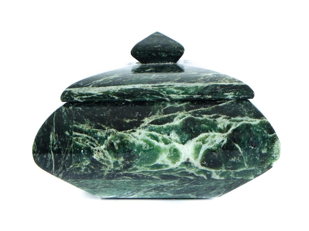 RUSSIAN SERPENTINE STONE LIDDED 2d50fe