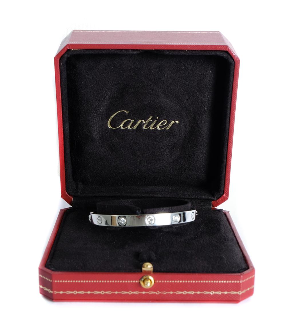 ATTR CARTIER LOVE 18K WG DIAMOND 2d5185