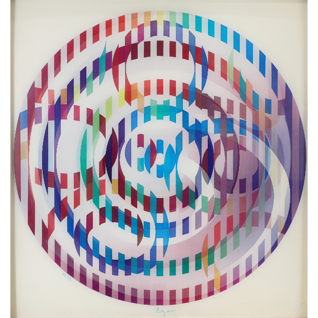 PRINT, YAACOV AGAM Yaacov Agam (Israeli,