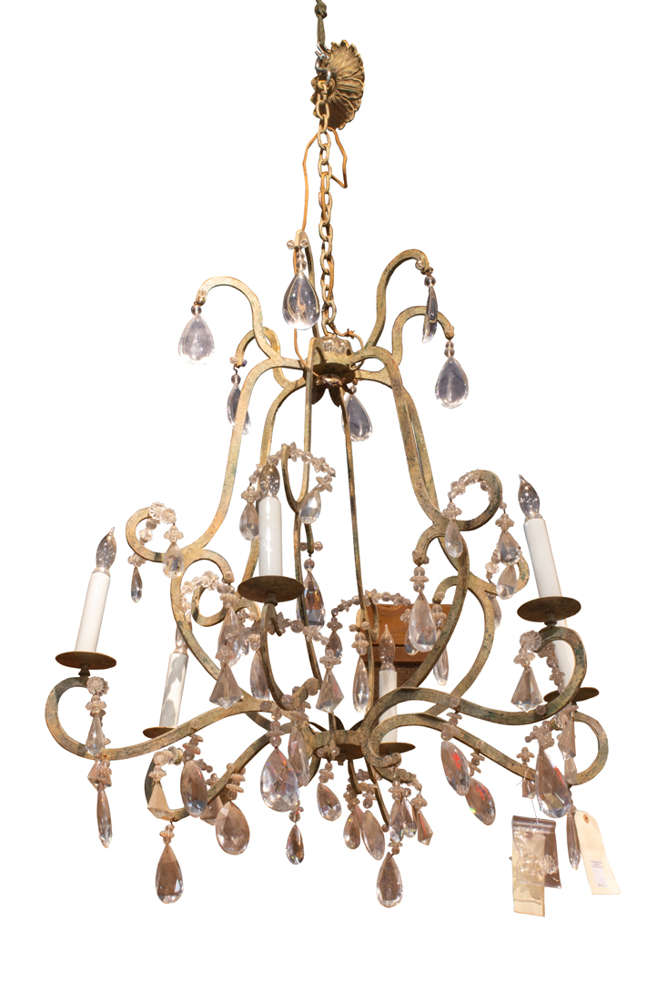 A CONTINENTAL CHANDELIER A Continental 2d2b59