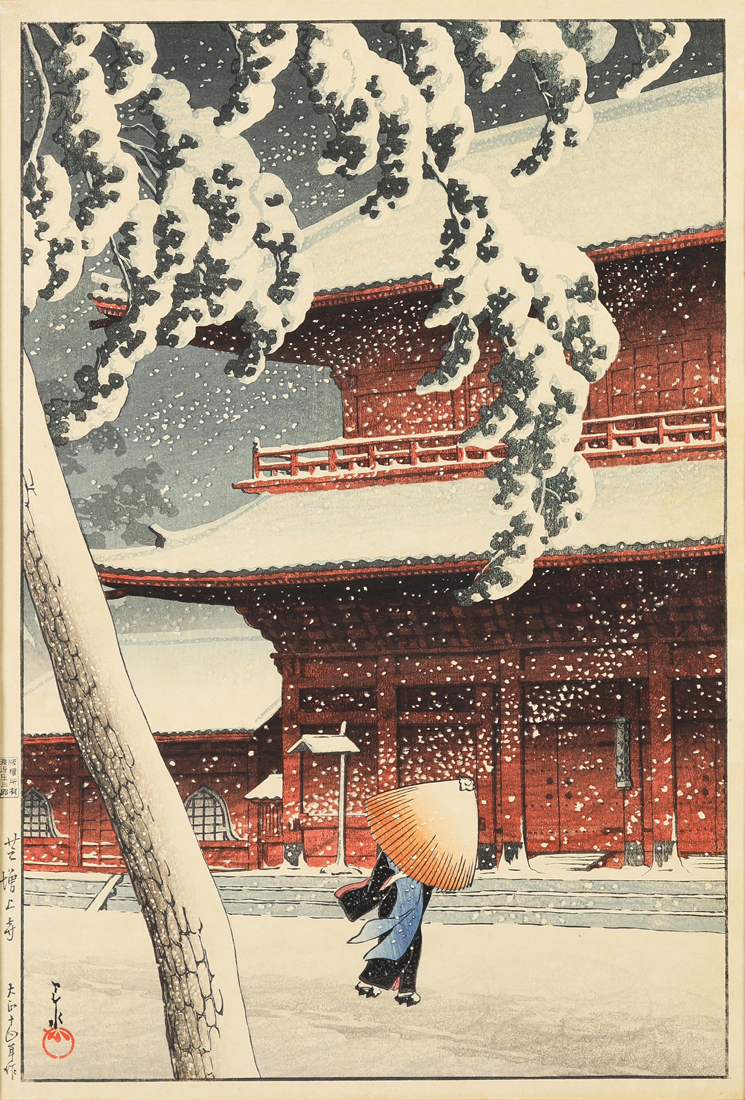 KAWASE HASUI (1883-1957) - ZOJO-JI