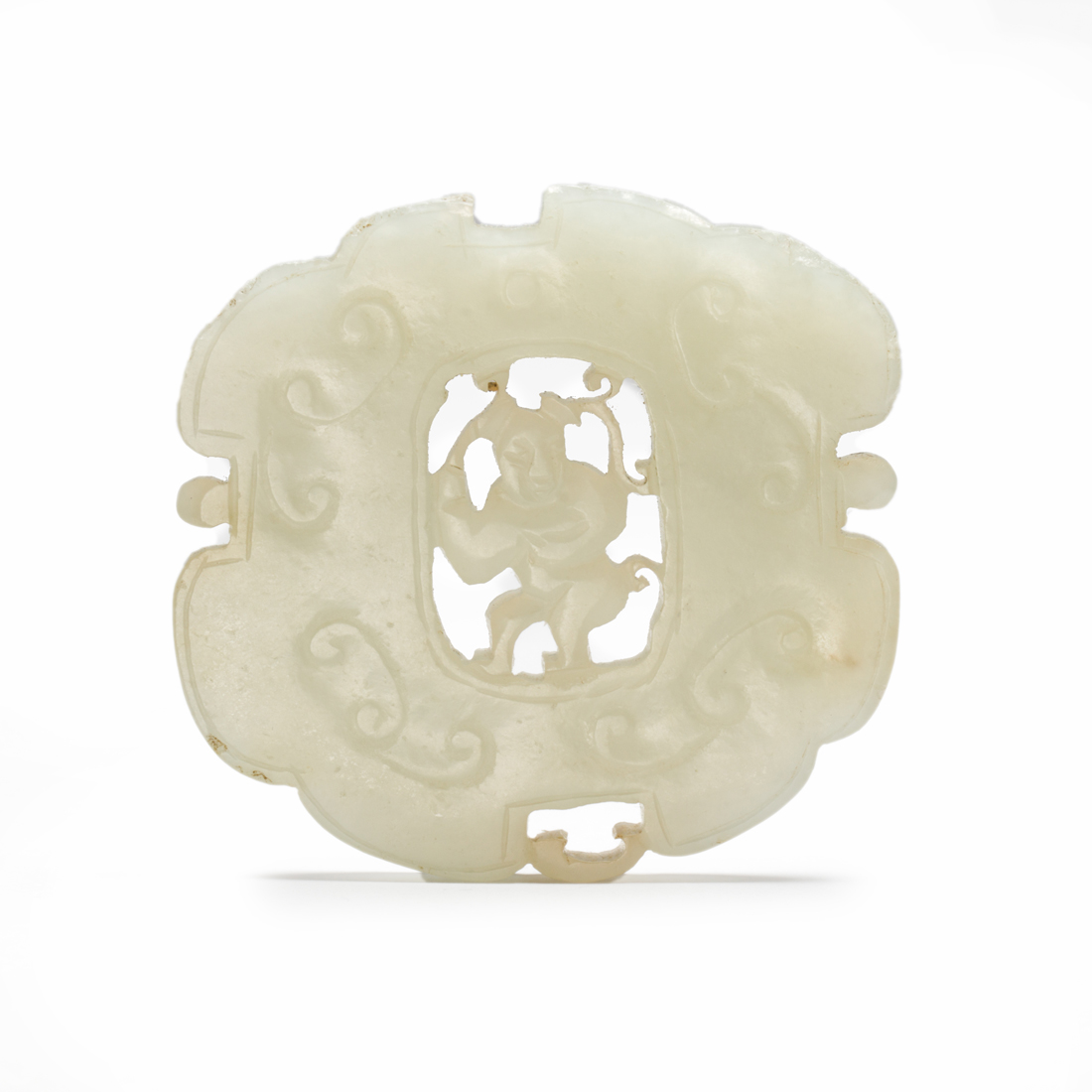 CHINESE WHITE JADE PLAQUE Chinese 2d2bb7
