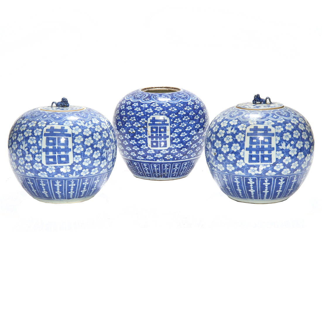  LOT OF 3 CHINESE BLUE AND WHITE 2d2bc8