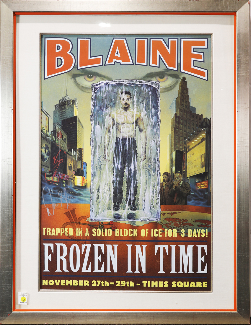POSTER, BLAINE: FROZEN IN TIME