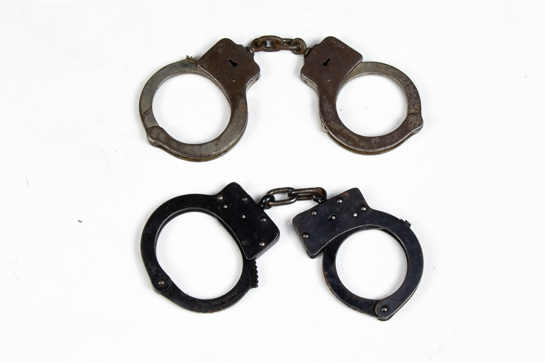 (LOT OF 2) VINTAGE AMERICAN HANDCUFFS