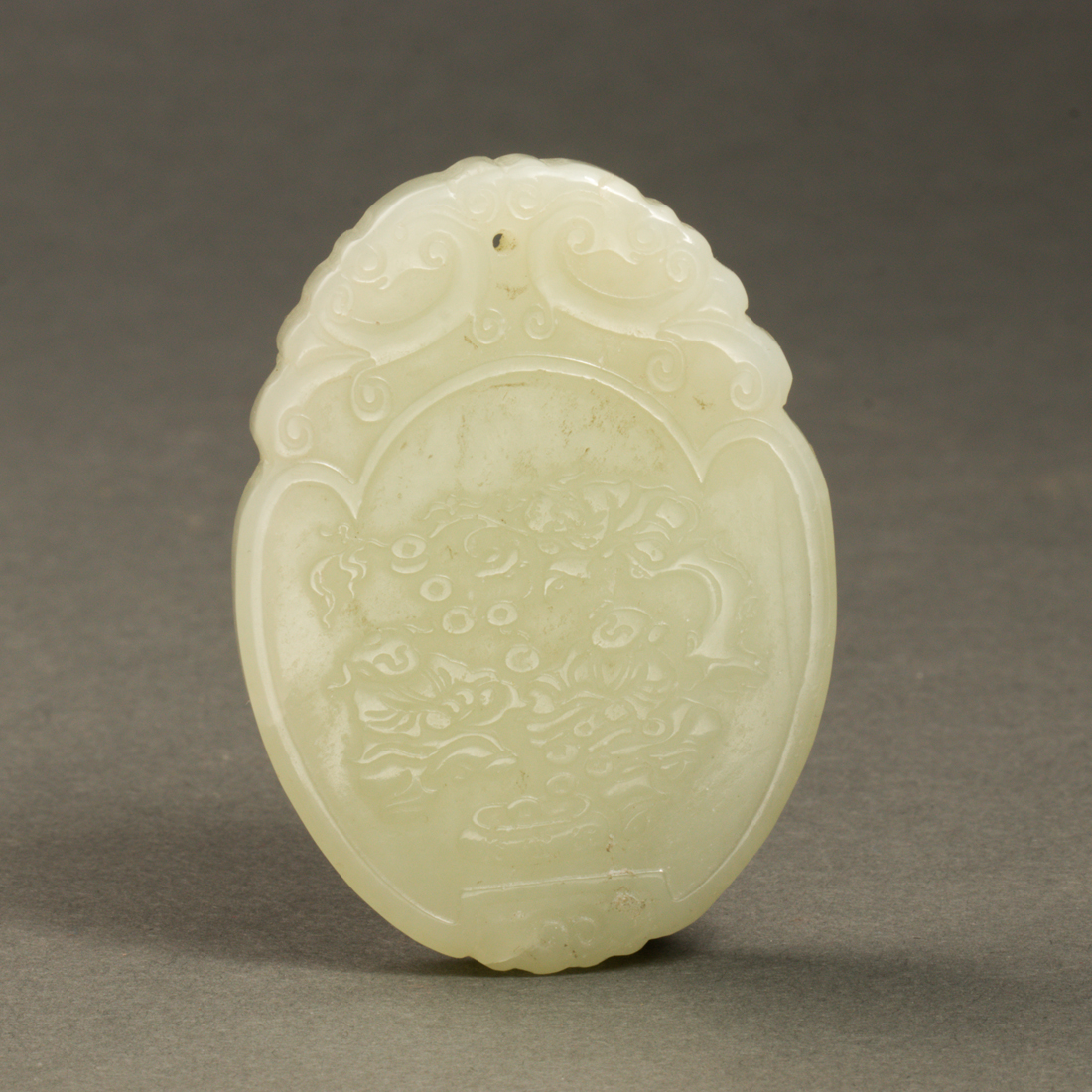 CHINESE WHITE JADE PENDANT Chinese 2d2d91