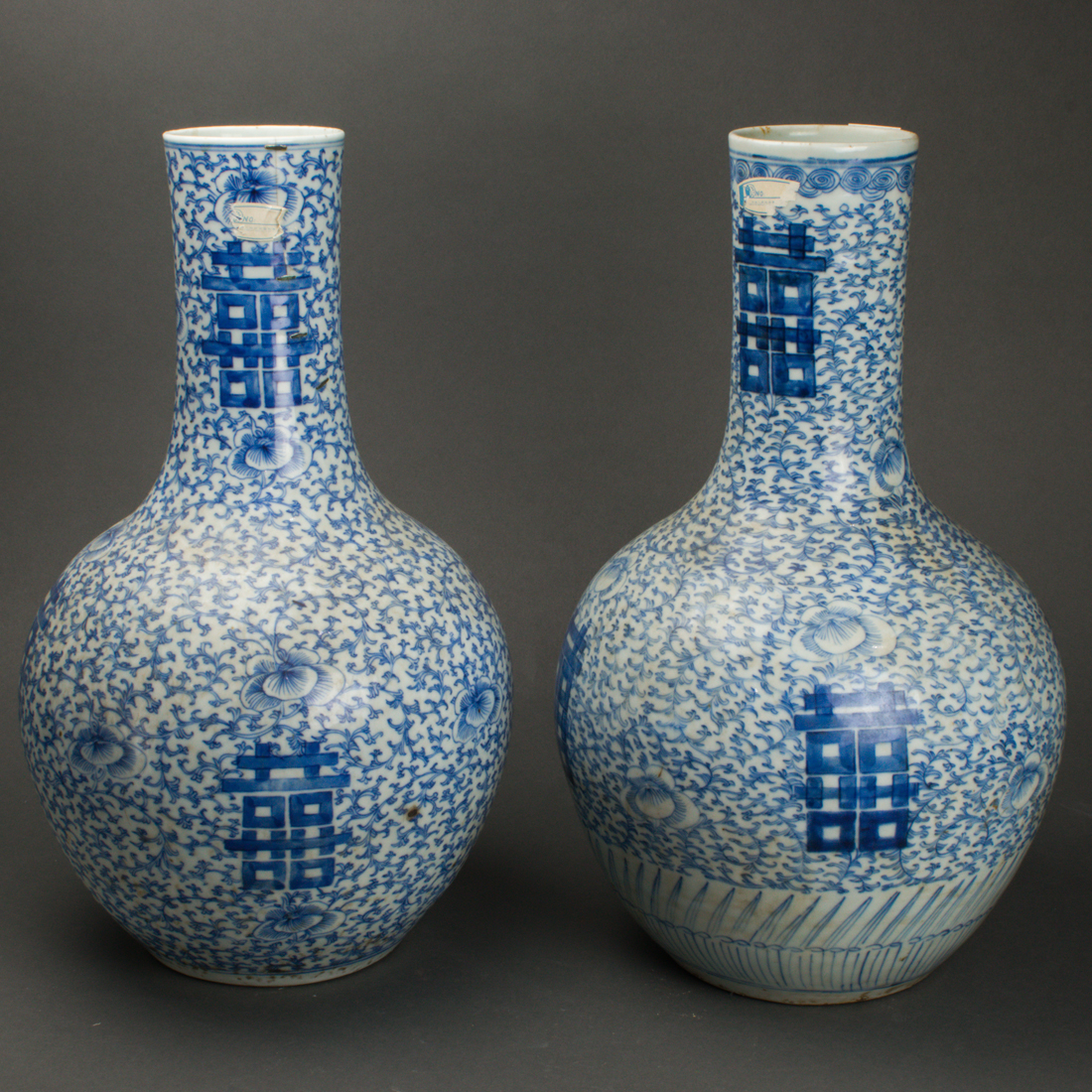 ASSOCIATED PAIR OF CHINESE BLUE 2d2dd9