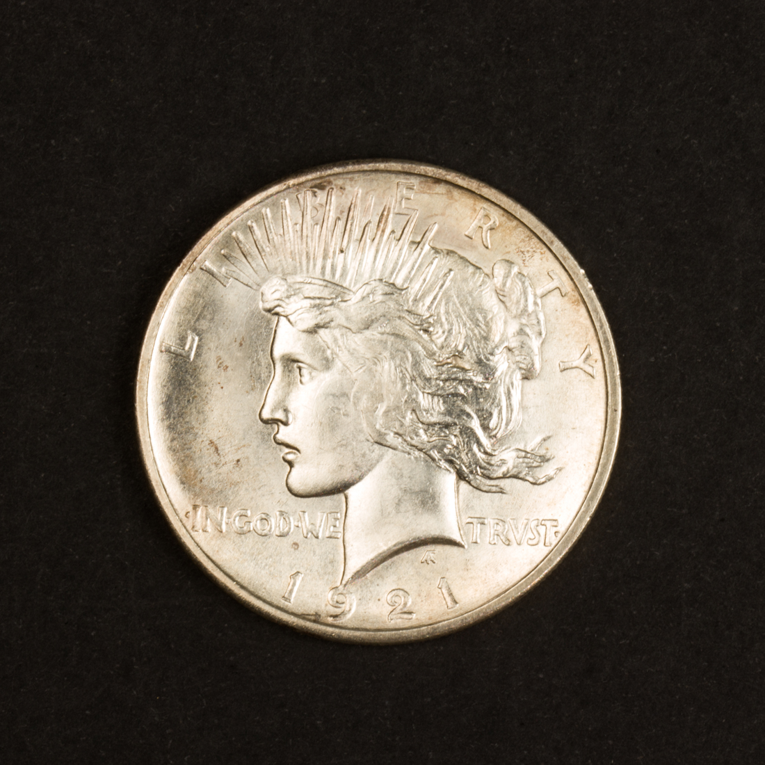 1921 HIGH RELIEF PEACE DOLLAR,