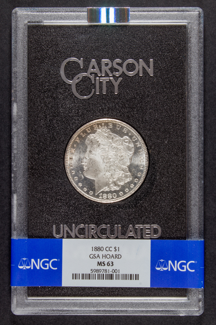 1880 CC MORGAN SILVER DOLLAR GSA  2d2f26