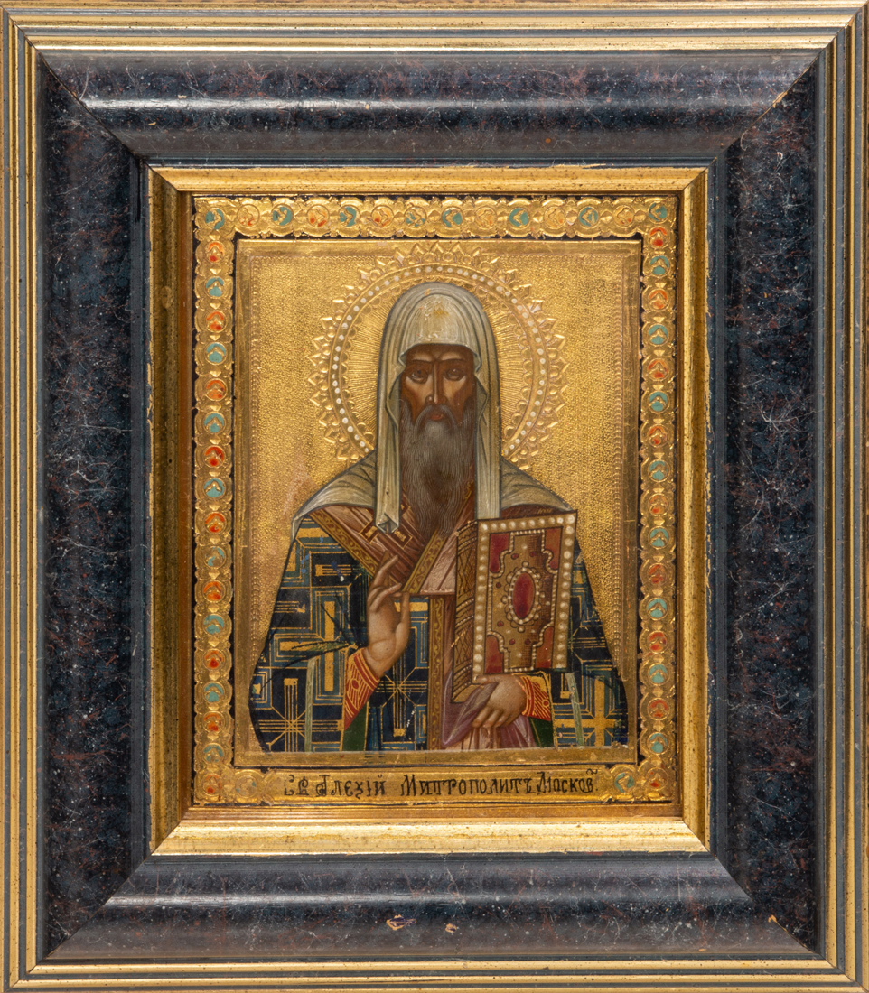 RUSSIAN ICON OF SAINT ALEKSEI OF 2d2f36