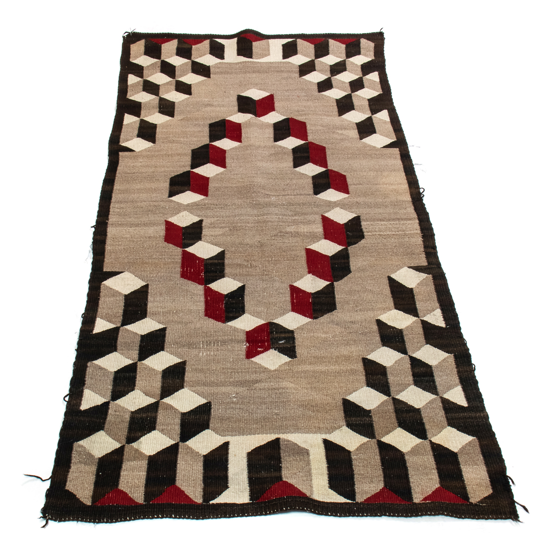  LOT OF 2 NAVAJO GEOMETRIC RUGS 2d2f77