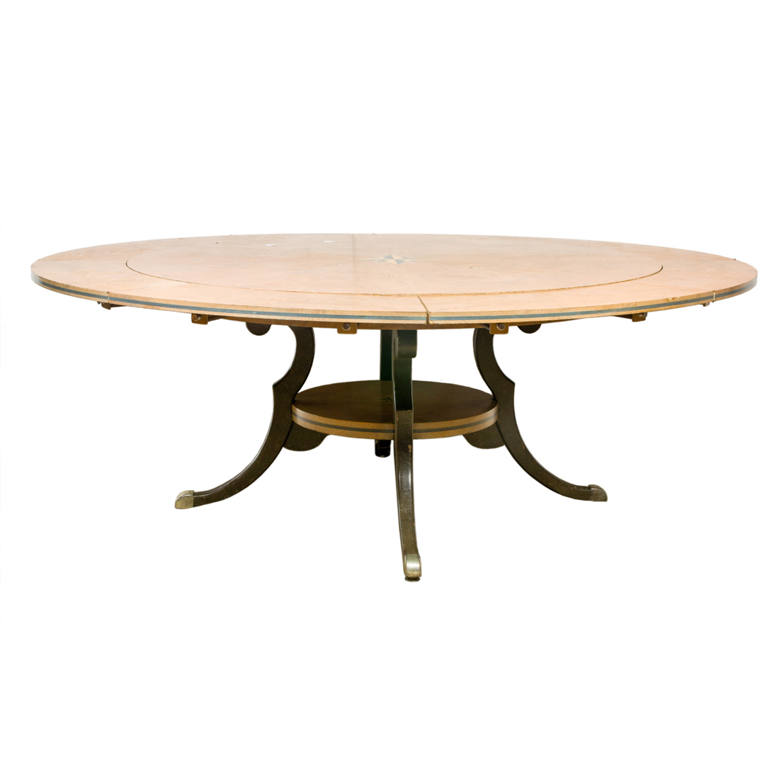 A BIEDERMEIER STYLE INLAID DINING