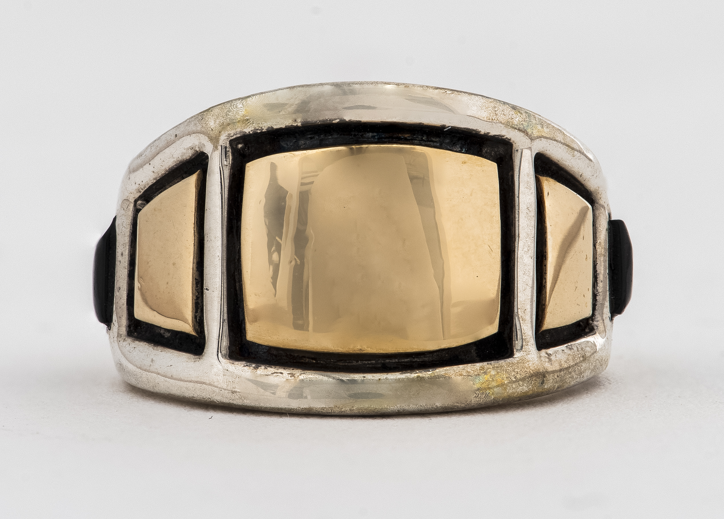 CHRISTIN WOLF SILVER & 14K YELLOW GOLD