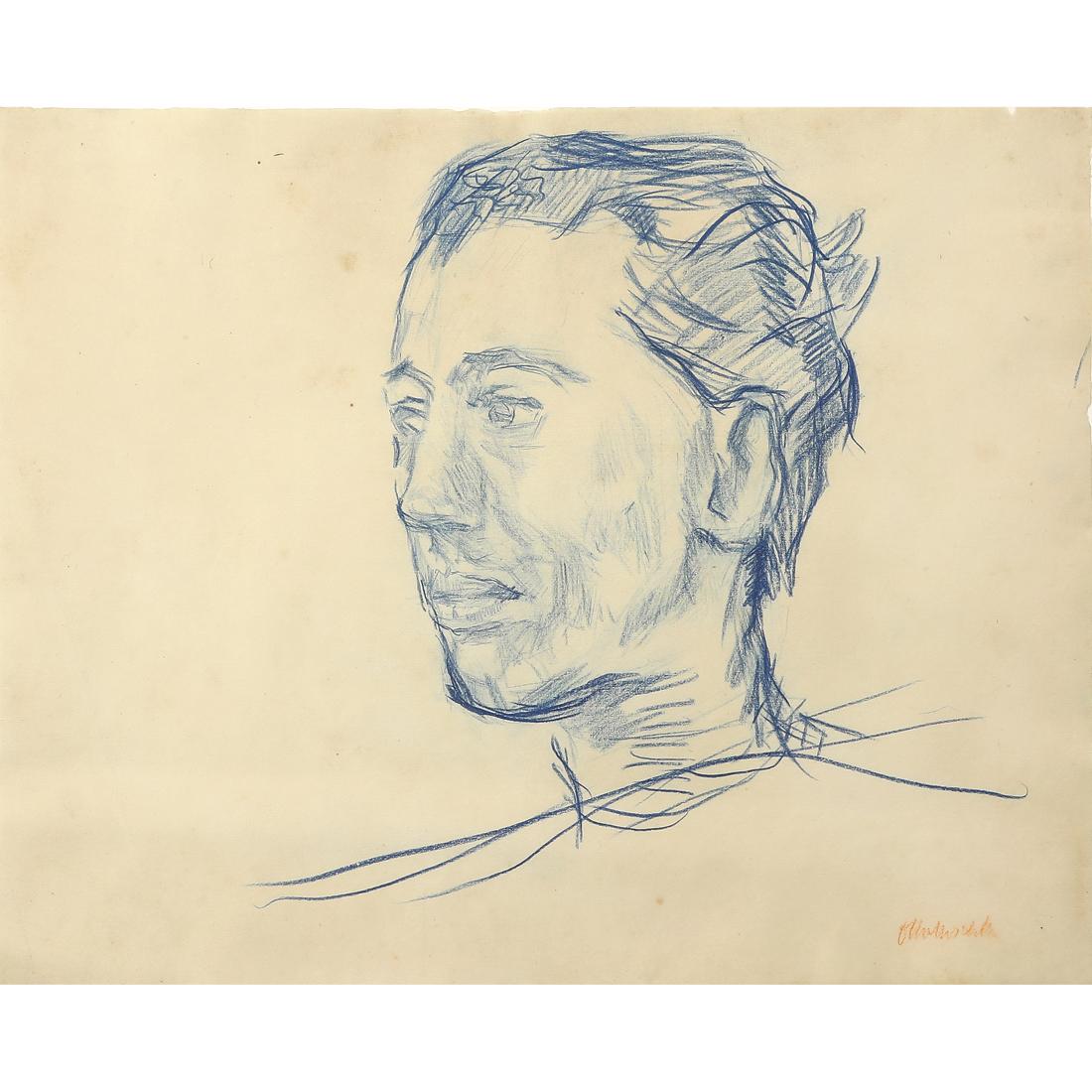 WORK ON PAPER OSKAR KOKOSCHKA 2d3037