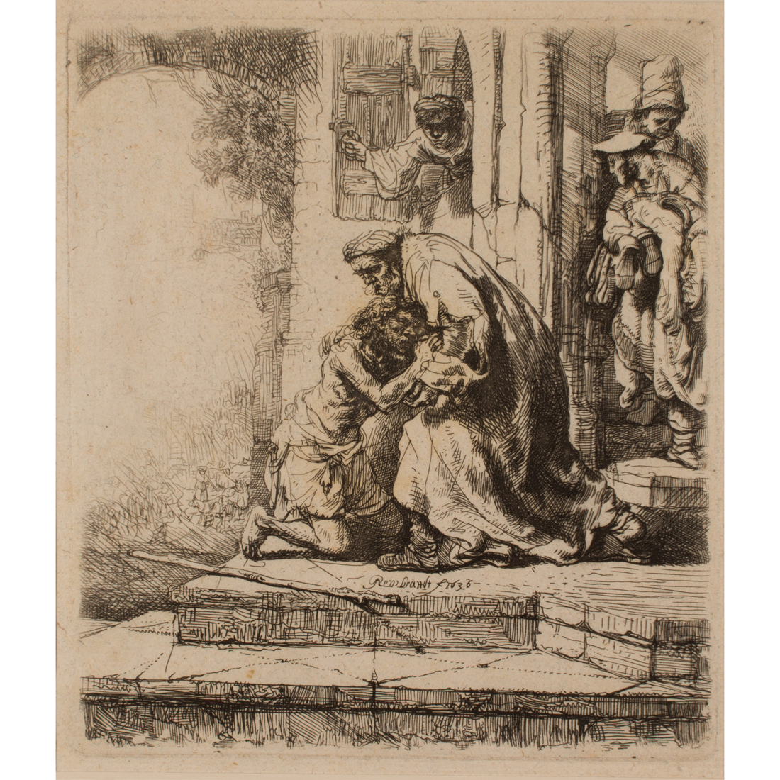 PRINT REMBRANDT VAN RIJN Rembrandt 2d3078