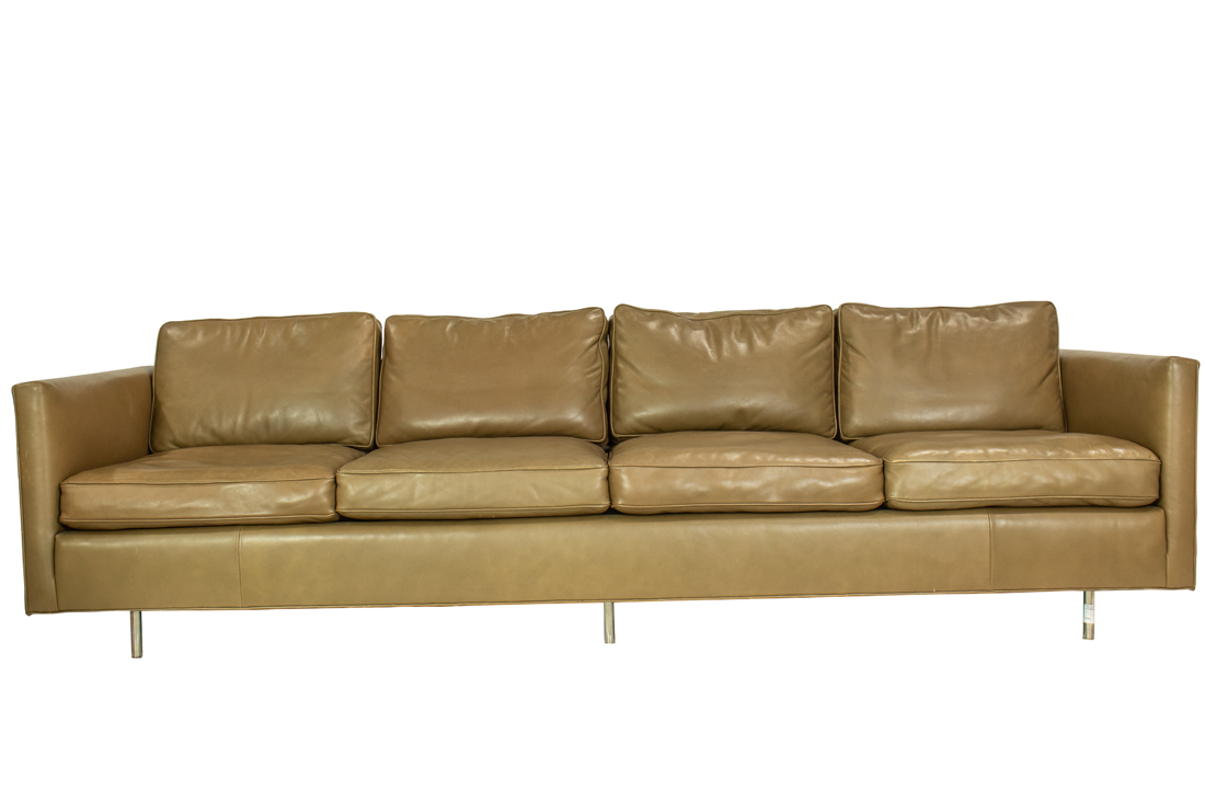 A GEORGE NELSON FOUR SEAT SOFA