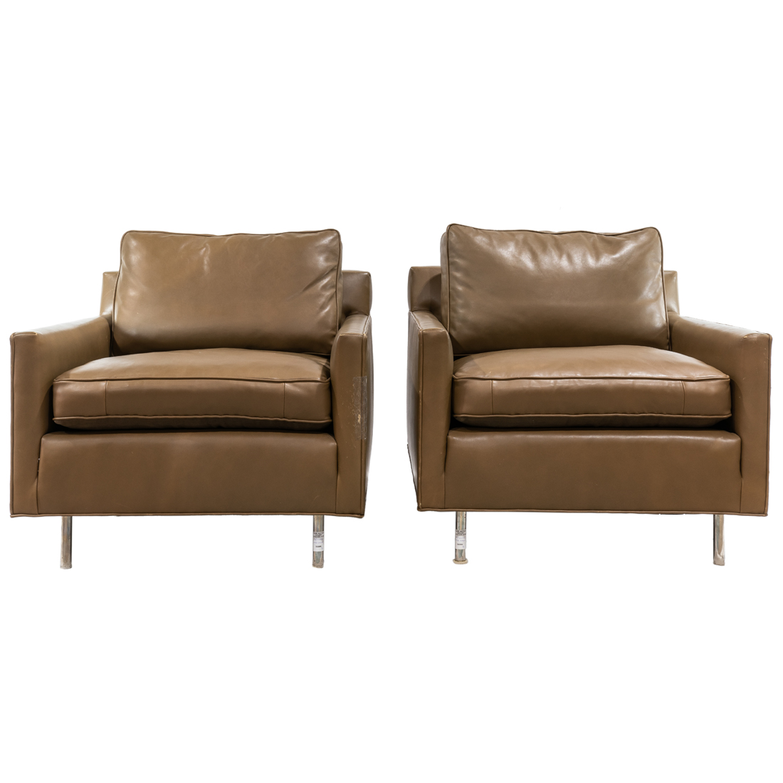 A PAIR OF GEORGE NELSON LOUNGE