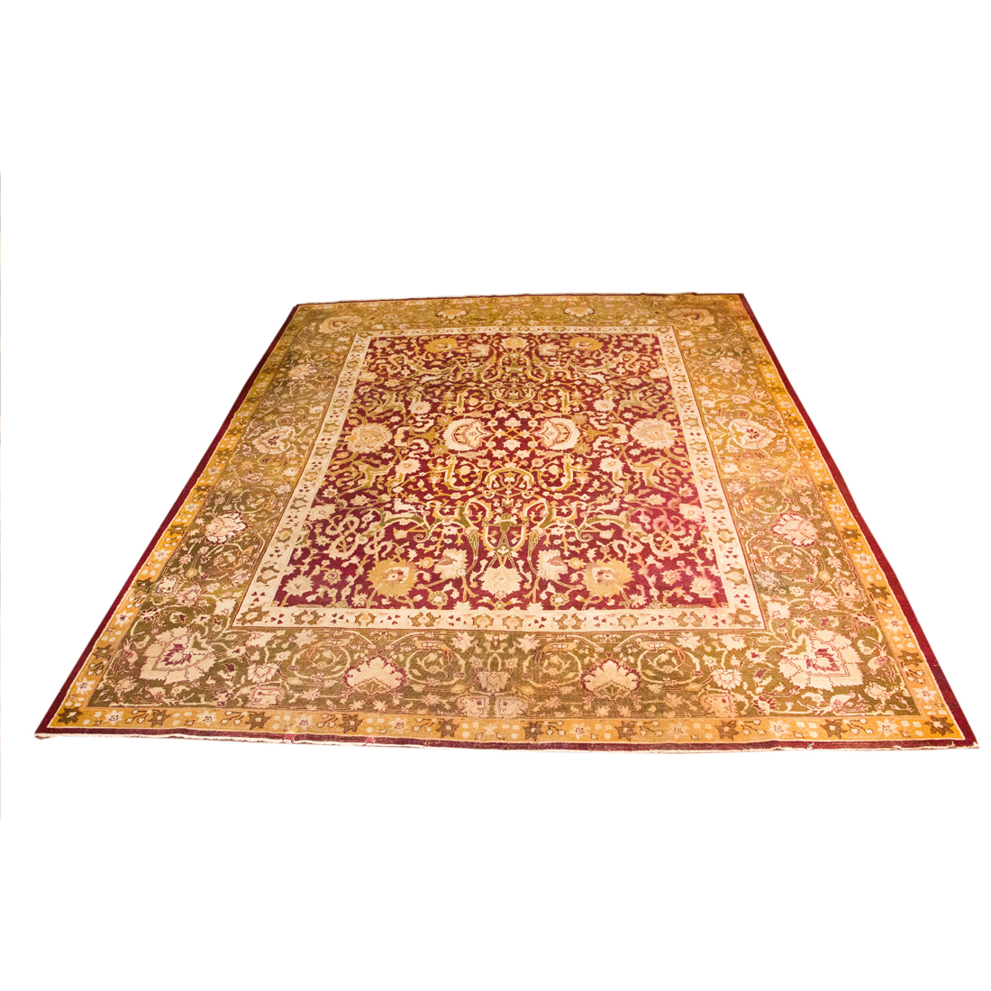 ANTIQUE AGRA CARPET Antique Agra 2d30ea