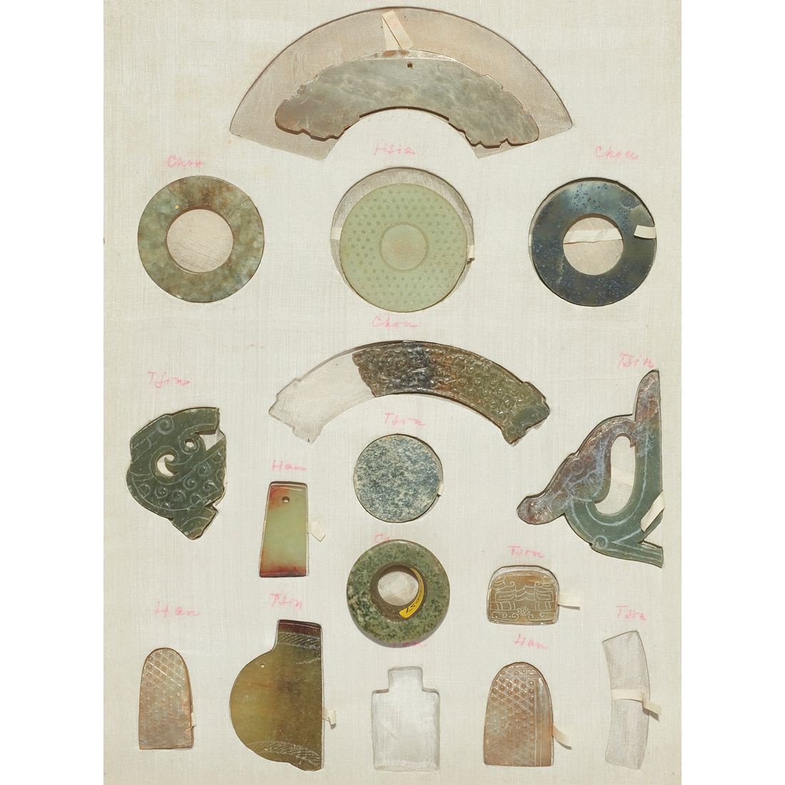 COLLECTION OF CHINESE ARCHAIC JADE