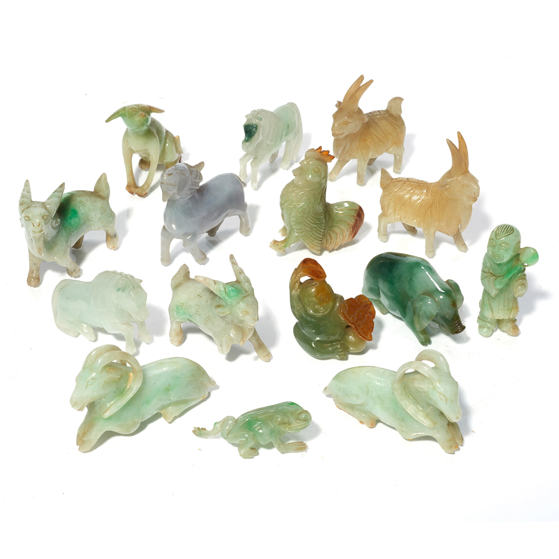 GROUP OF CHINESE MINIATURE JADE 2d3172