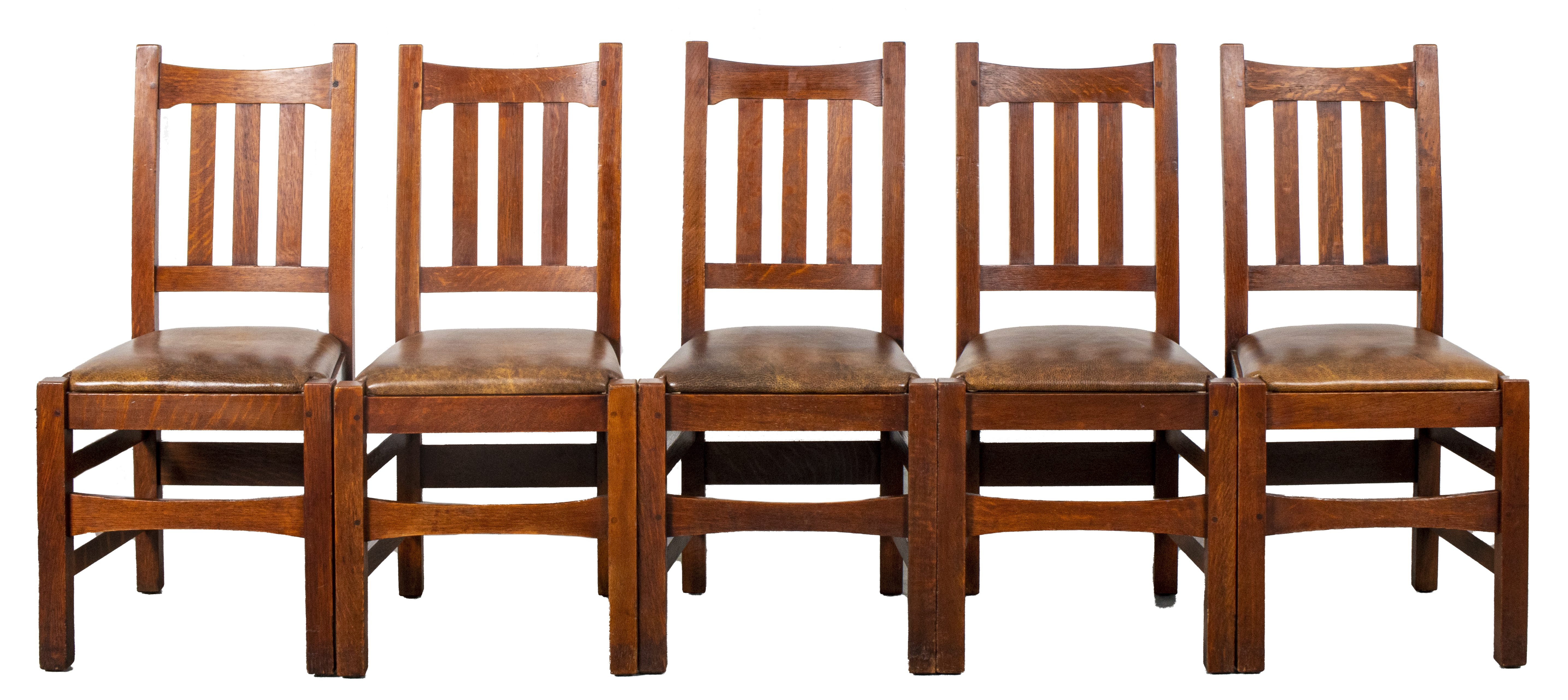 STICKLEY BROTHERS DINING CHAIRS, SET