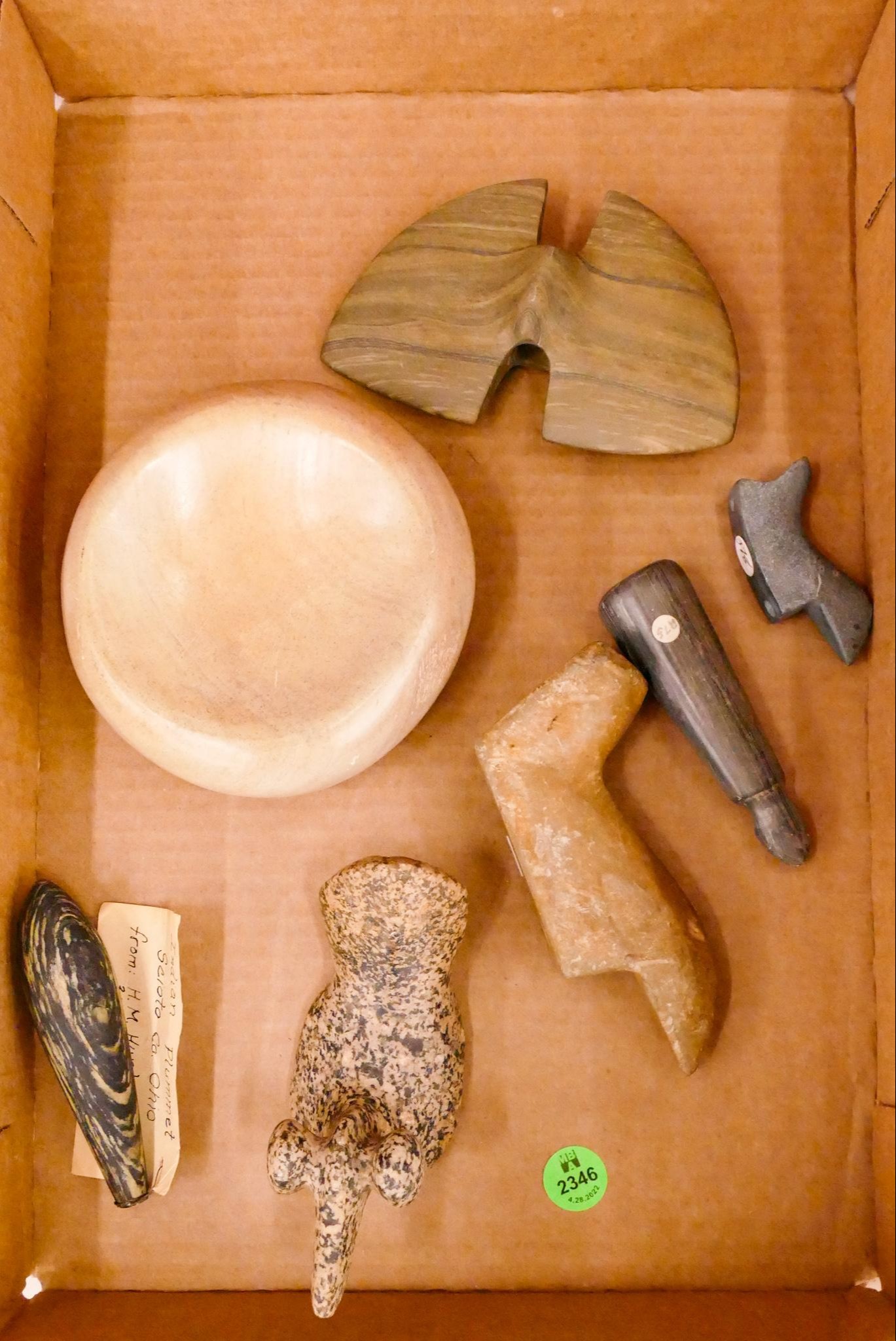 Box 7pc Native Stone Implements
