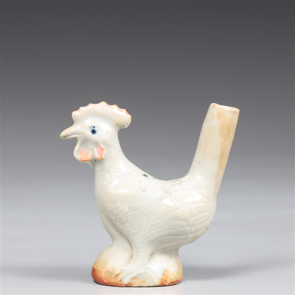 Chinese celadon glaze chicken figural