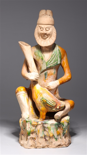 Chinese sancai glazed ceramic statue 2d62af