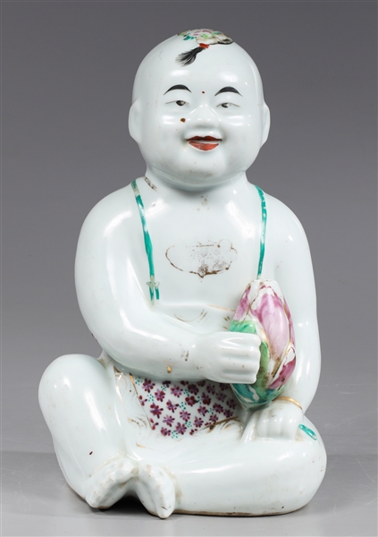 Chinese porcelain baby sculpture