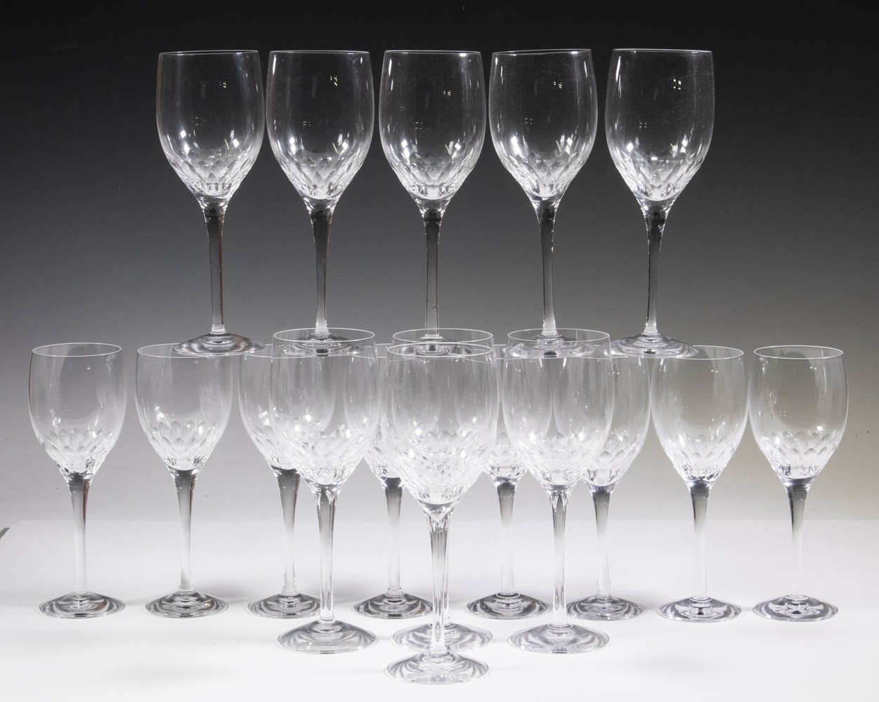ORREFORS CUT CRYSTAL WINE WATER 2d66e2