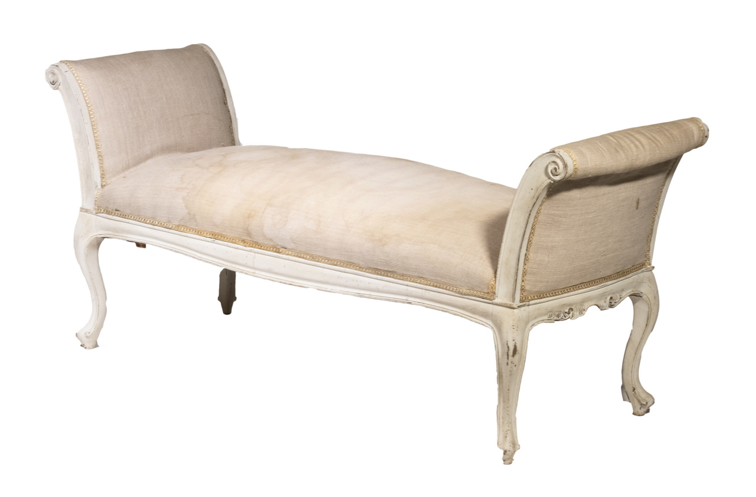 LOUIS XVI STYLE LONG BENCH WITH 2d6736