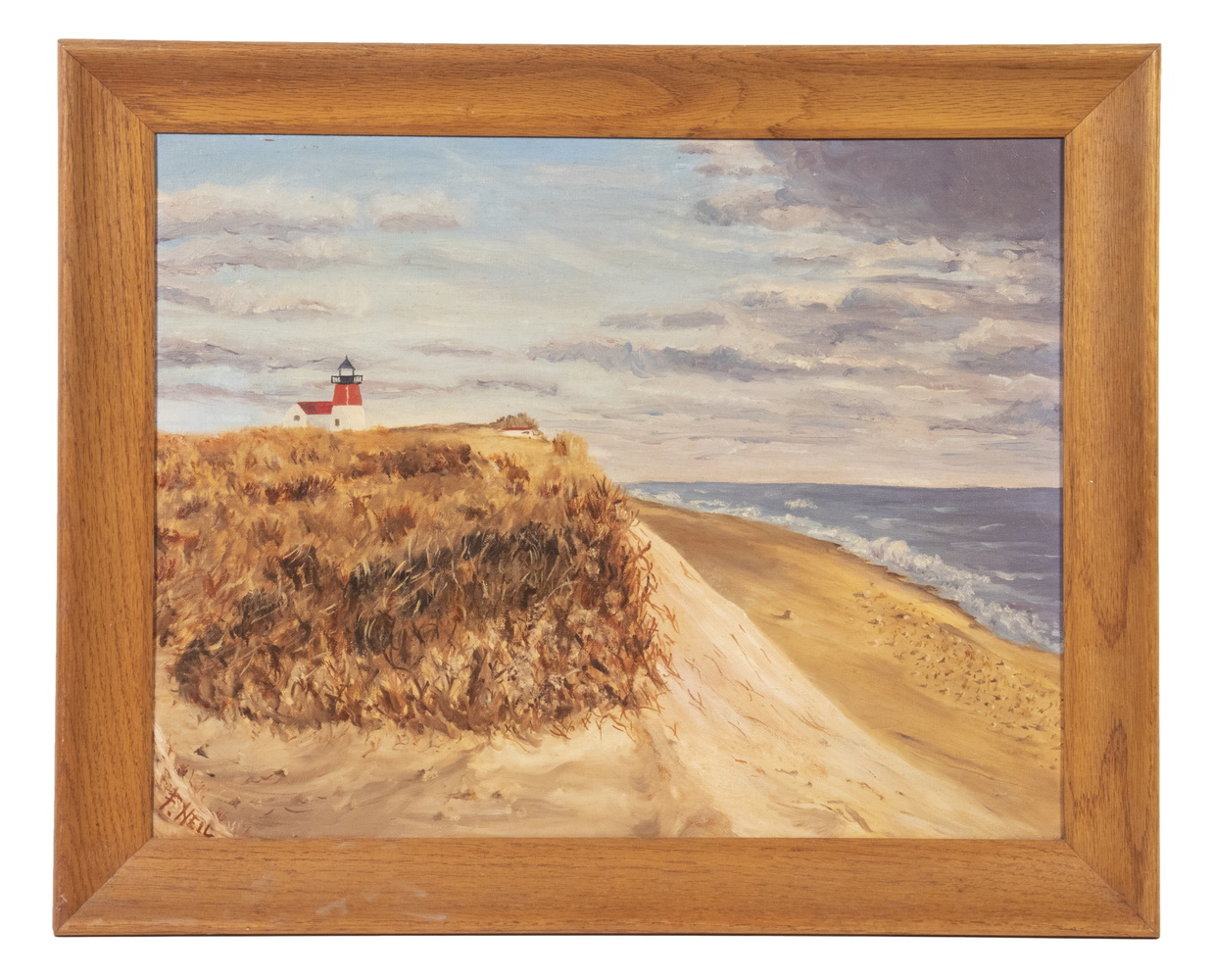 F. NEIL (MID-20TH C. NAIVE) Beach