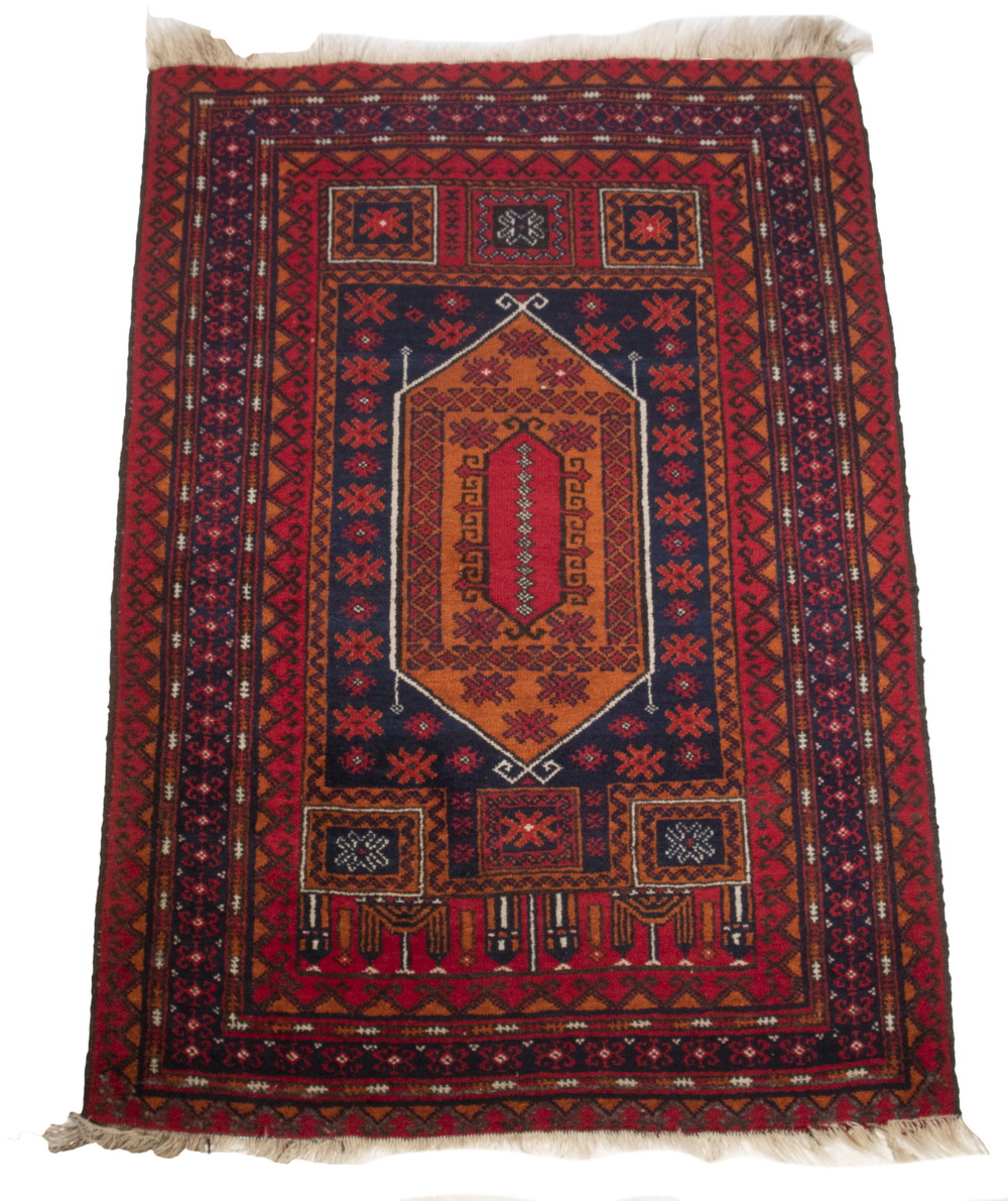 BALUCH STYLE RUG A light tomato
