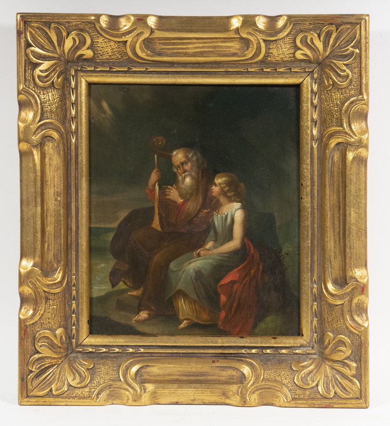 VICTORIAN ALLEGORICAL PAINTING 2d679f