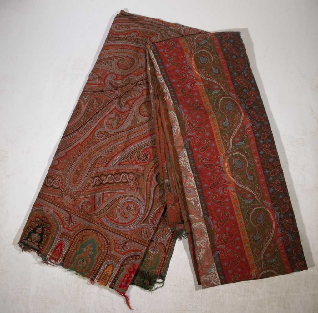 (2) PAISLEY TABLECLOTHS (2) Finely