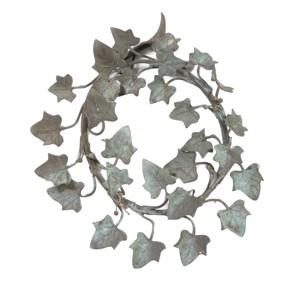 BRONZE IVY LEAF WALL HANGING Vine 2d67ae