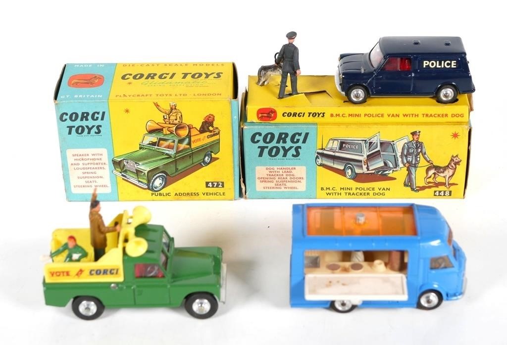 VINTAGE DIE CAST CORGI TOY CARSCorgi 2d6861