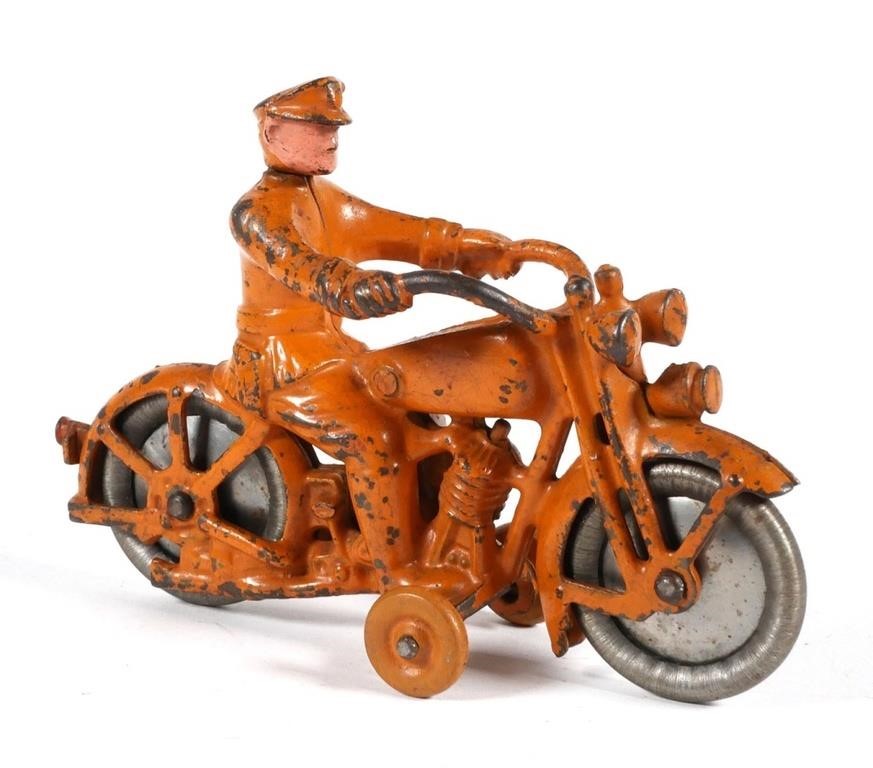 ANTIQUE CAST IRON HUBLEY MOTORCYCLE 2d6885