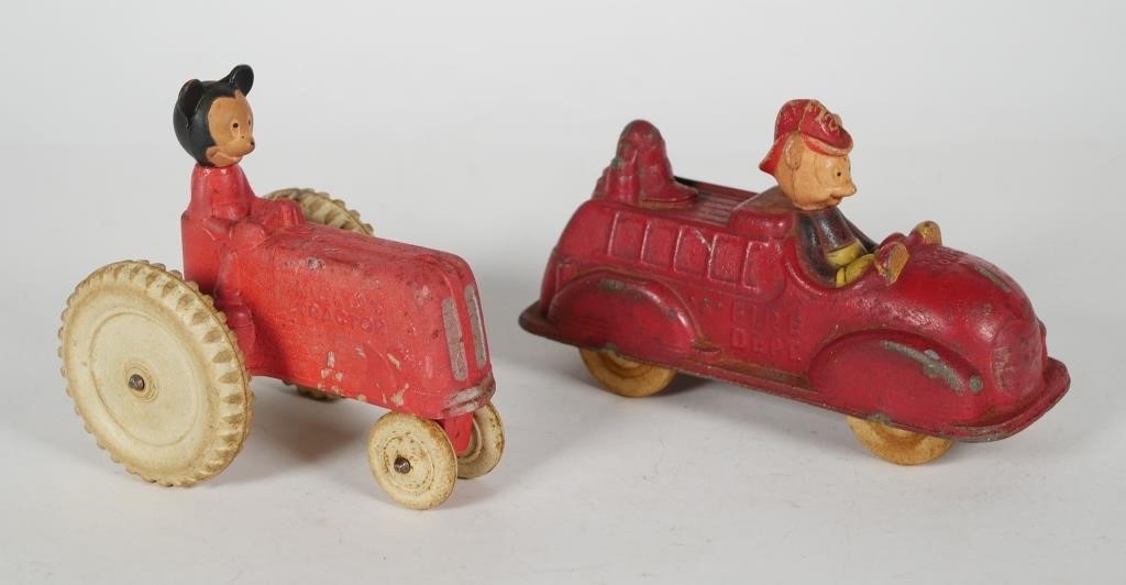 VINTAGE 1930S SUN RUBBER DISNEY TOYSTwo