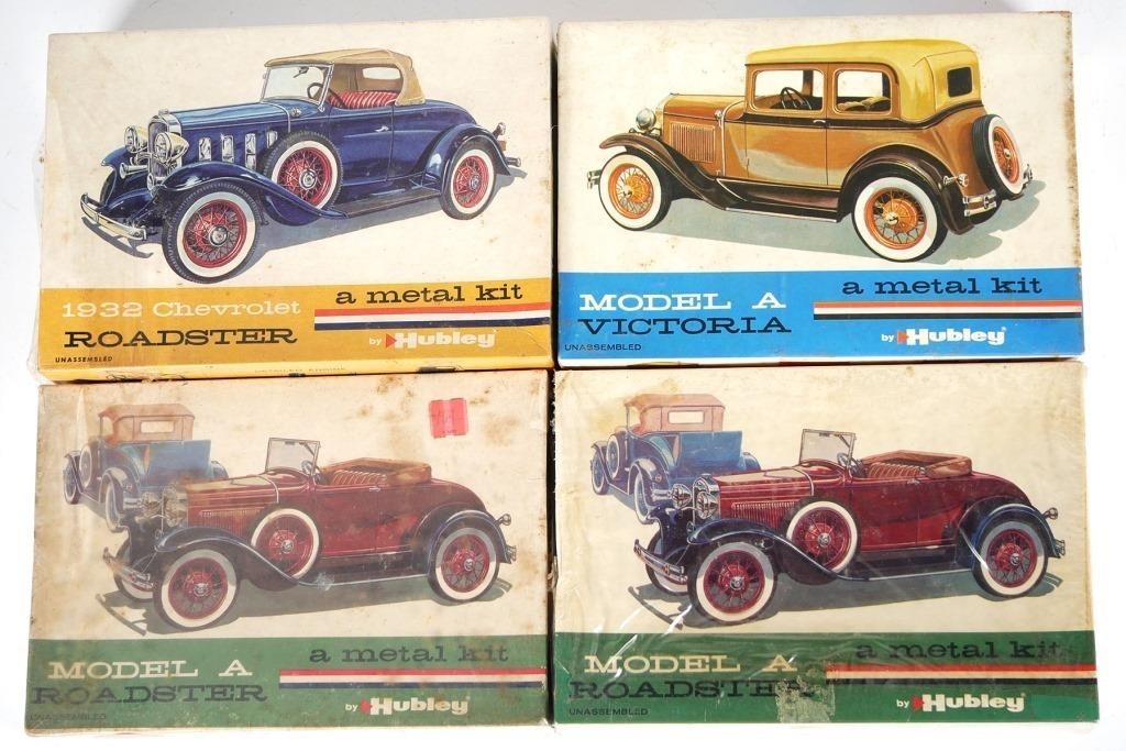 VINTAGE HUBLEY METAL CAR KITSSet 2d688b