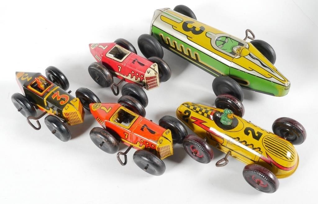 VINTAGE MARX TIN LITHO RACE CAR WIND-UP