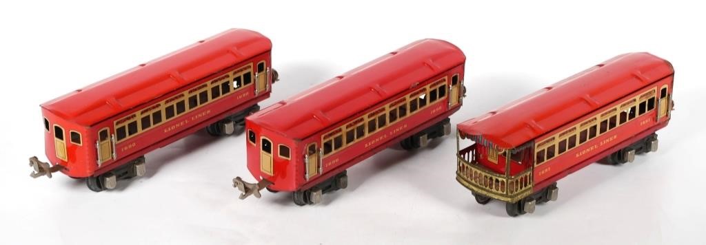 LIONEL LINES PREWAR TRAIN CARS 1690,